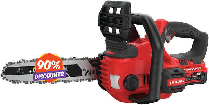 CRAFTSMAN V20* Cordless Chainsaw, 12-Inch (CMCCS620M1)
