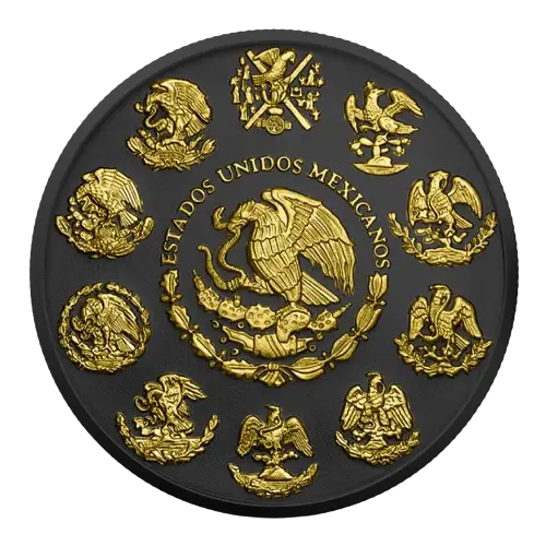 Libertad 2023 Black Platinum & 24k Gold