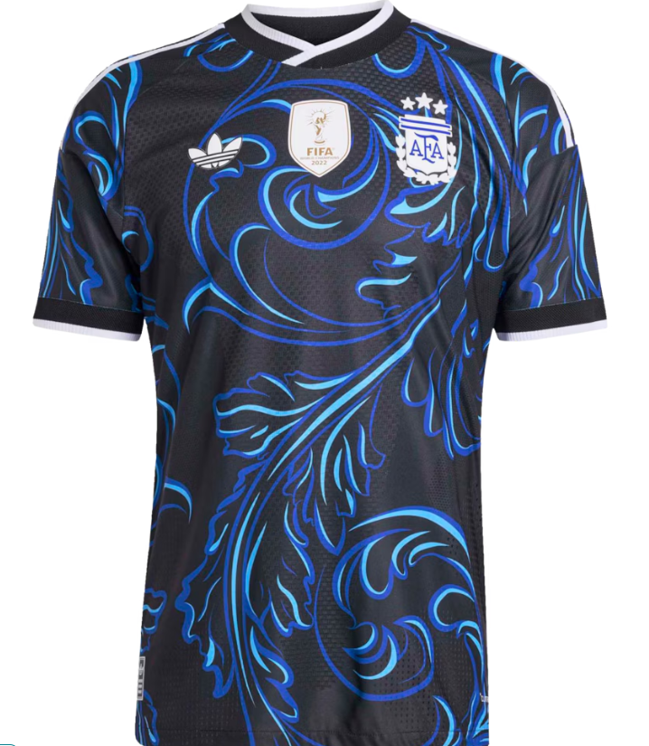 Argentina National Team 2026 Away On-Field Authentic Jersey - Black  adidas