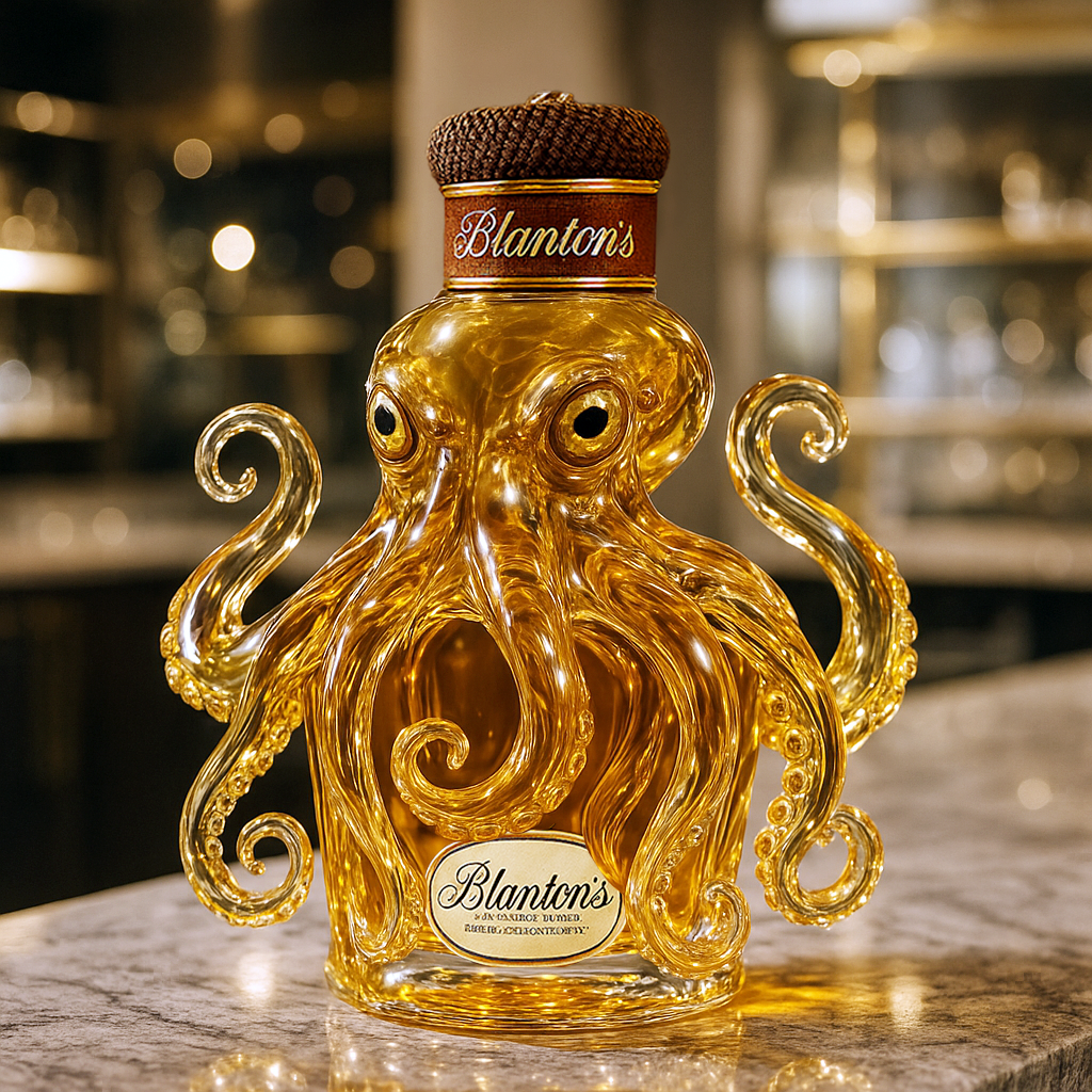 Octopus Whiskey Bottle