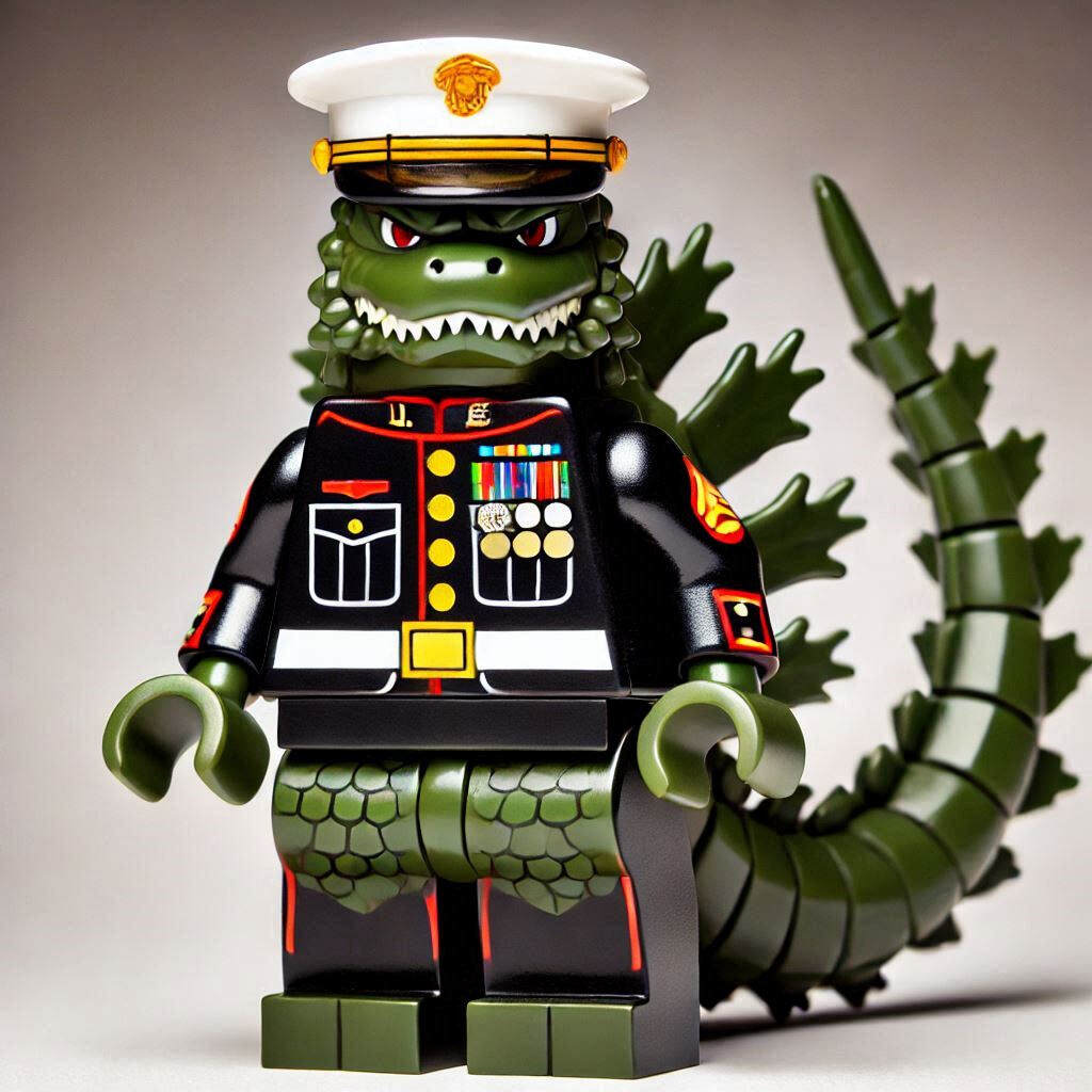 American Soldier Godzi Minifigure