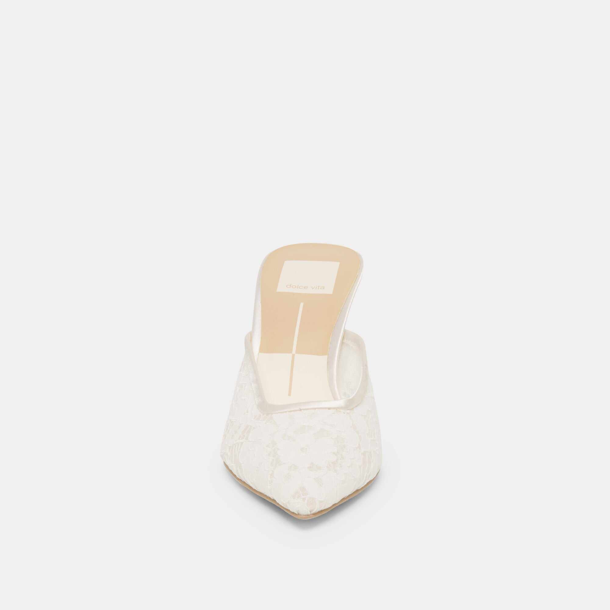 CLEO HIGH HEELS TRUE WHITE LACE