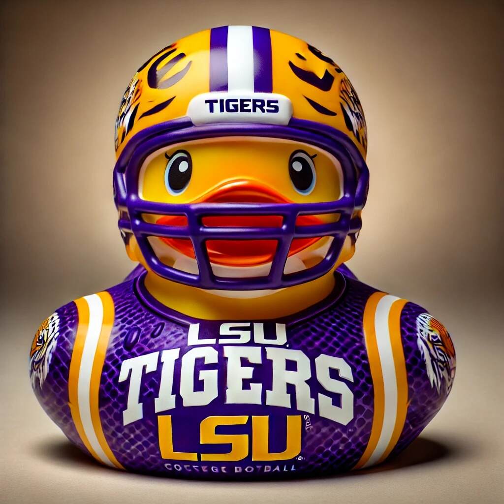 SEC Football Rubber Duck