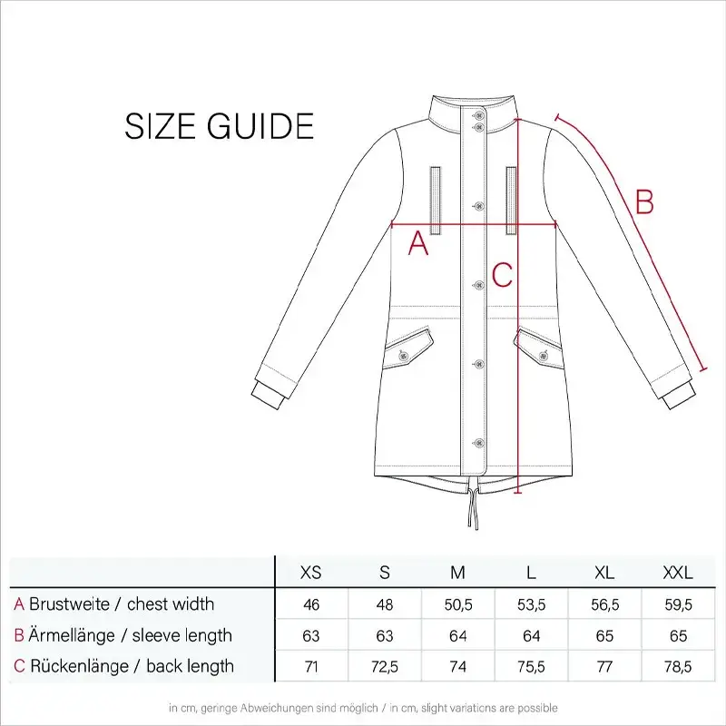 Ladies Winter Jacket With Hood - Gr. 38