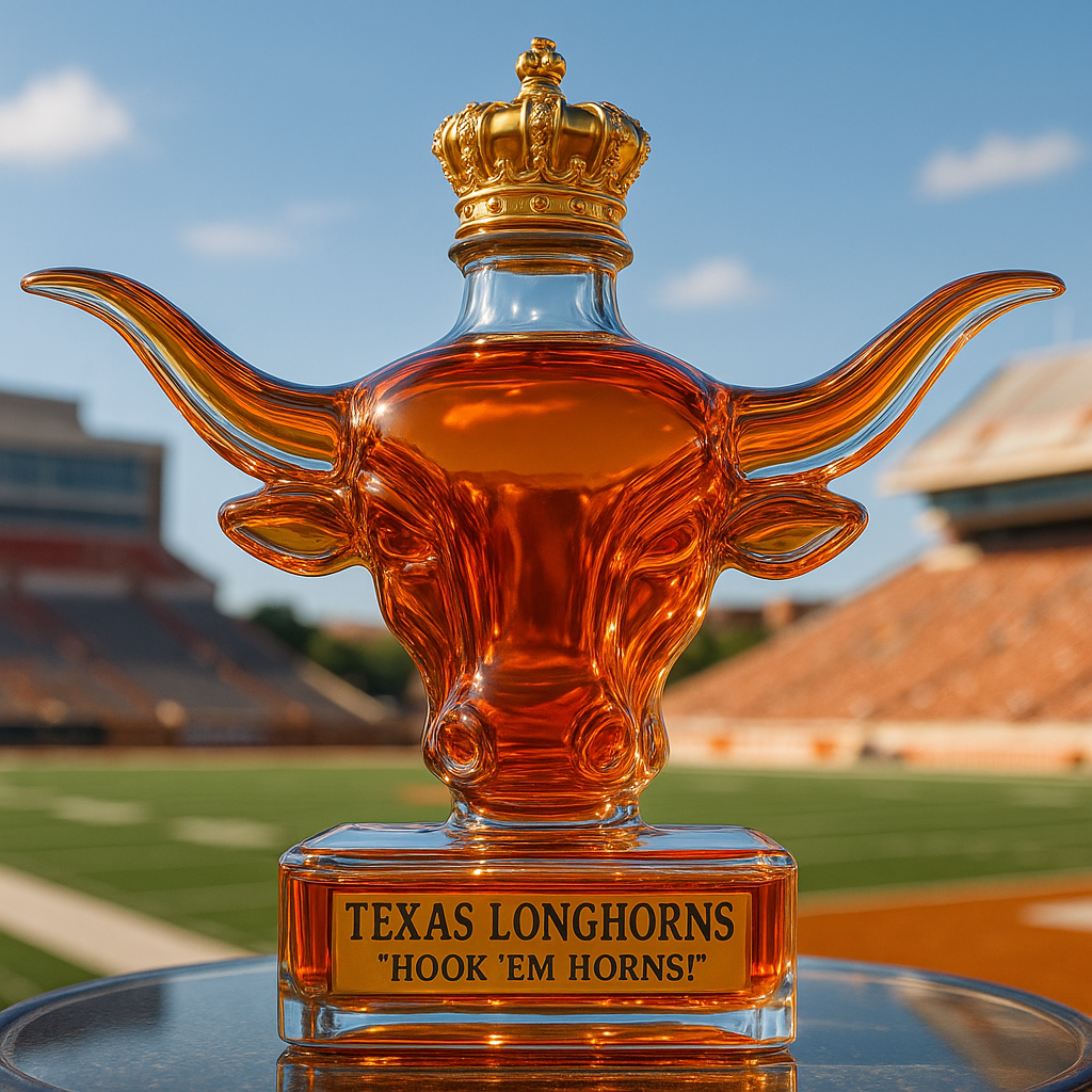 Texas Longhorns Limited-Edition Whiskey Bottle