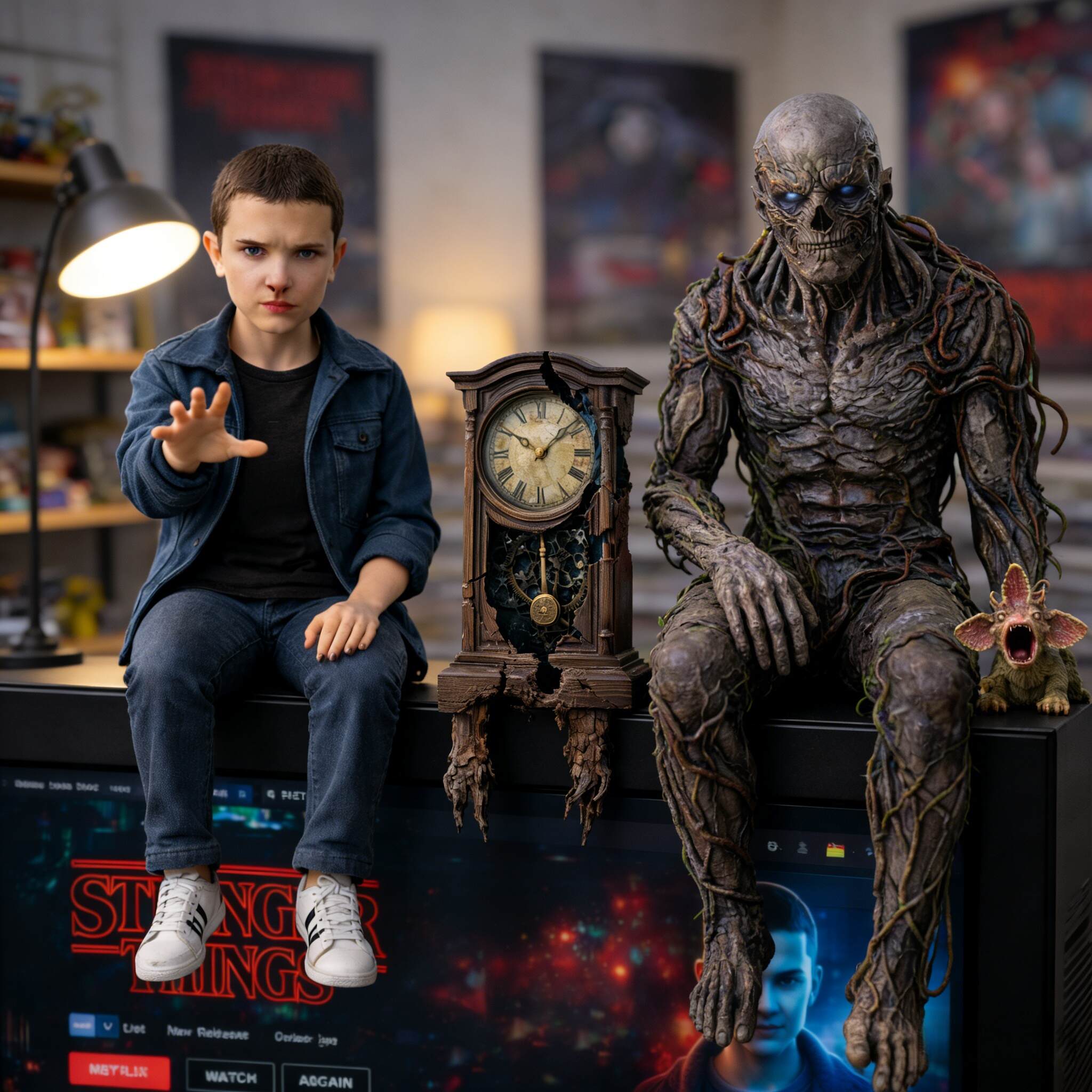 Stranger Things Desk Companion Figurine Set