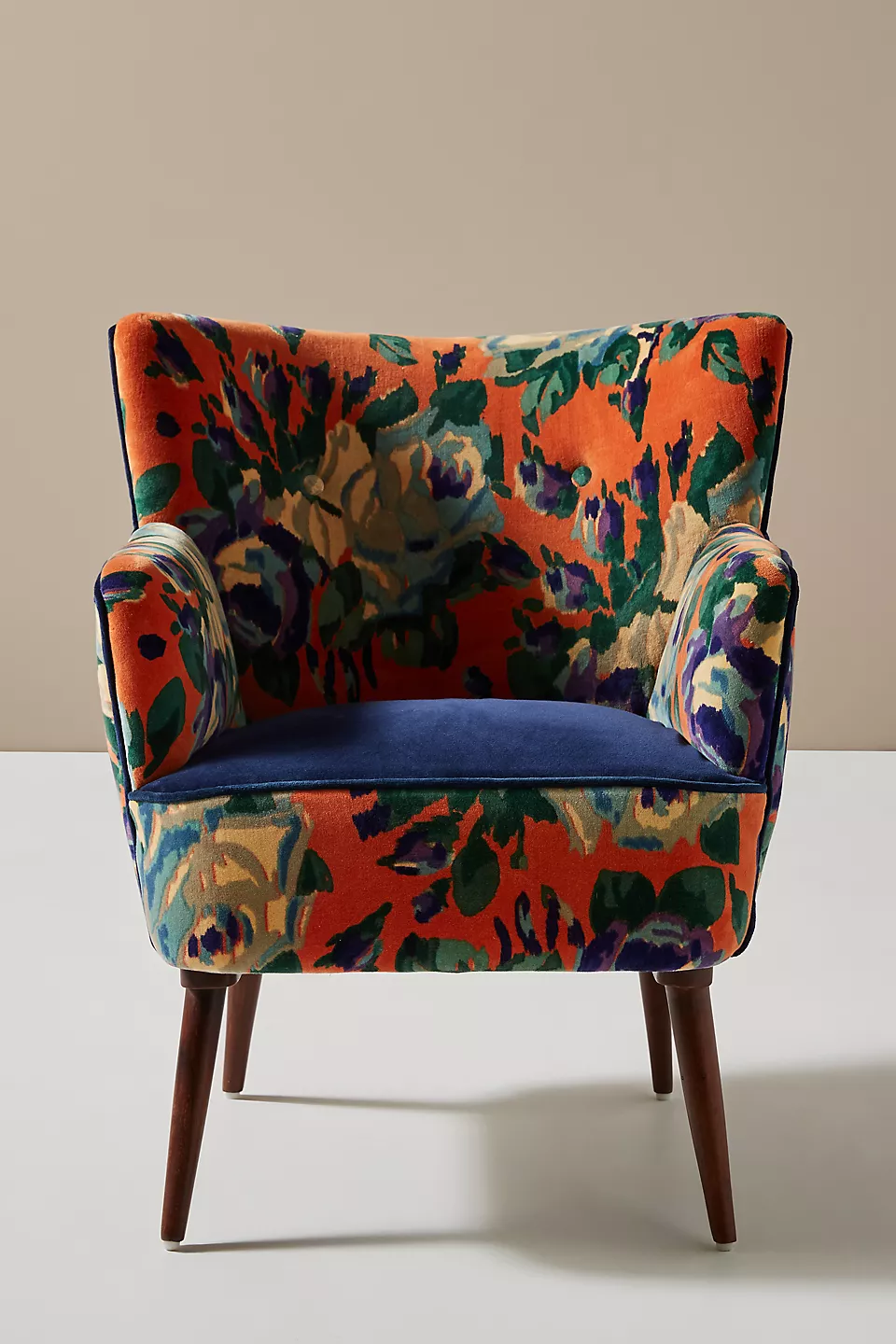 Velvet Tanya Petite Accent Chair