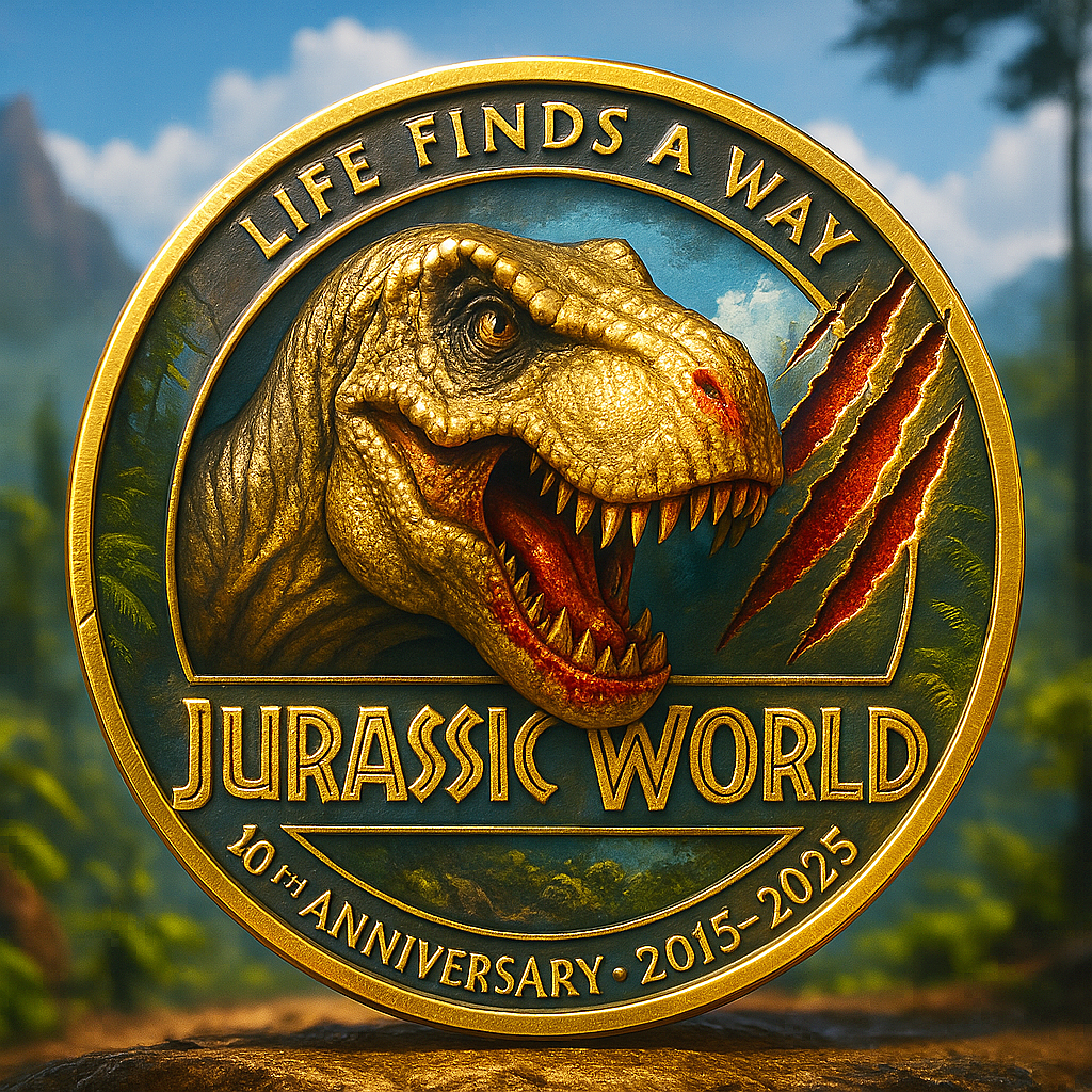 JURASSIC WORLD™ 10th ANNIVERSARY COLLECTOR'S COIN