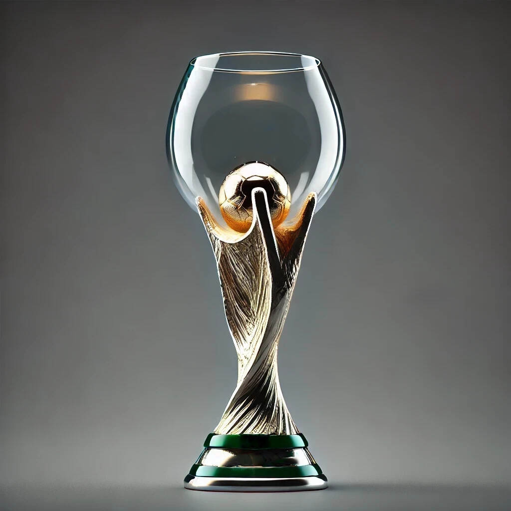 2026World Cup trophy Wine Glasses