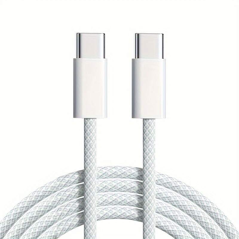 Type-C to Type-C Fast Charging Cable USB C to C cable fast charging with iPhone 15/15 pro,Samsung Galaxy S22/S22+,S21/S21,Note 20/10,Pixel,and other digital products or electronic devices equipped with Type-C interfaces