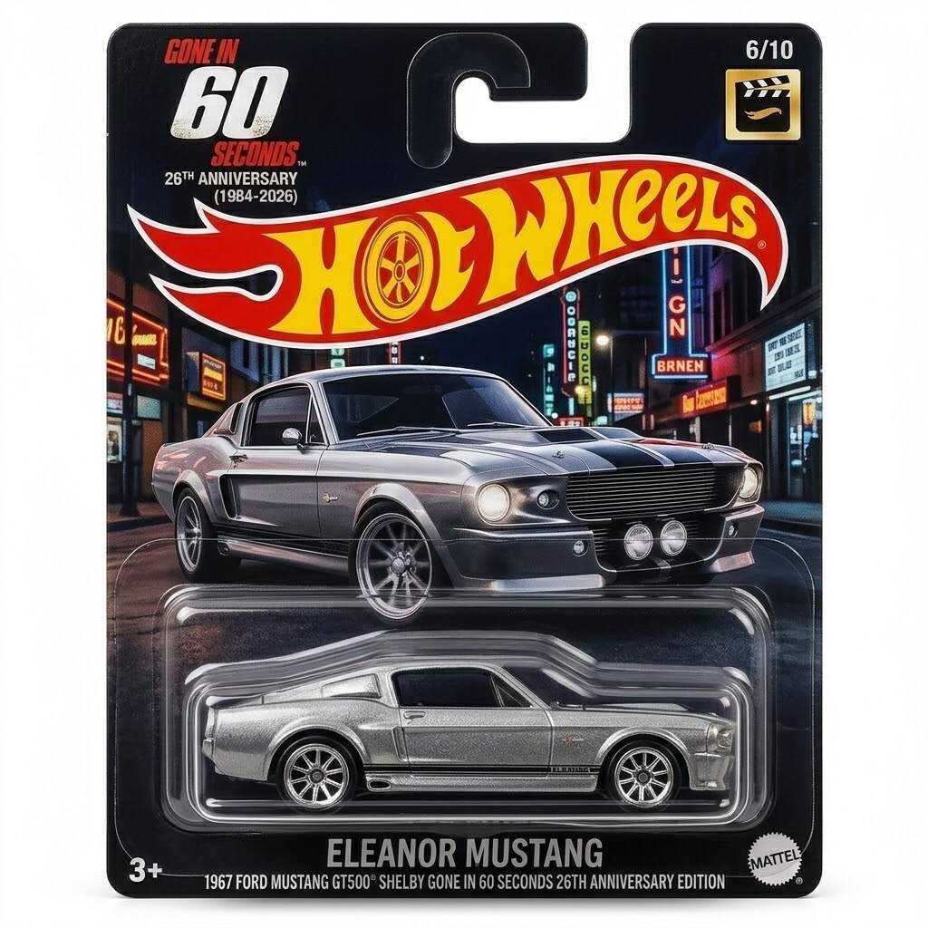 Hot Wheels Gone in 60 Seconds 26th Anniversary Edition Eleanor Mustang