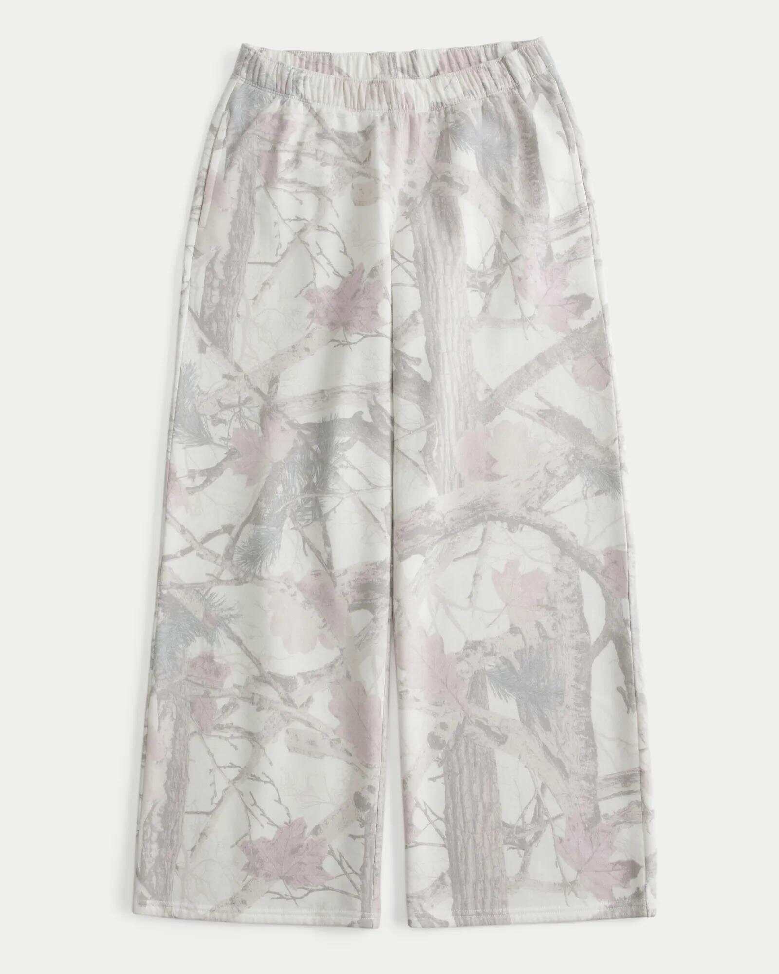 Wide-Leg Sweatpants