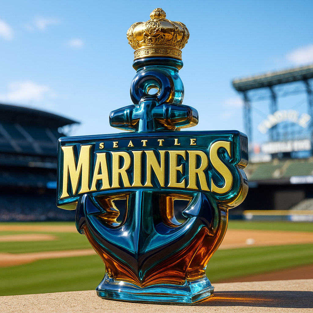 Seattle Mariners Limited Edition Whiskey Bottle
