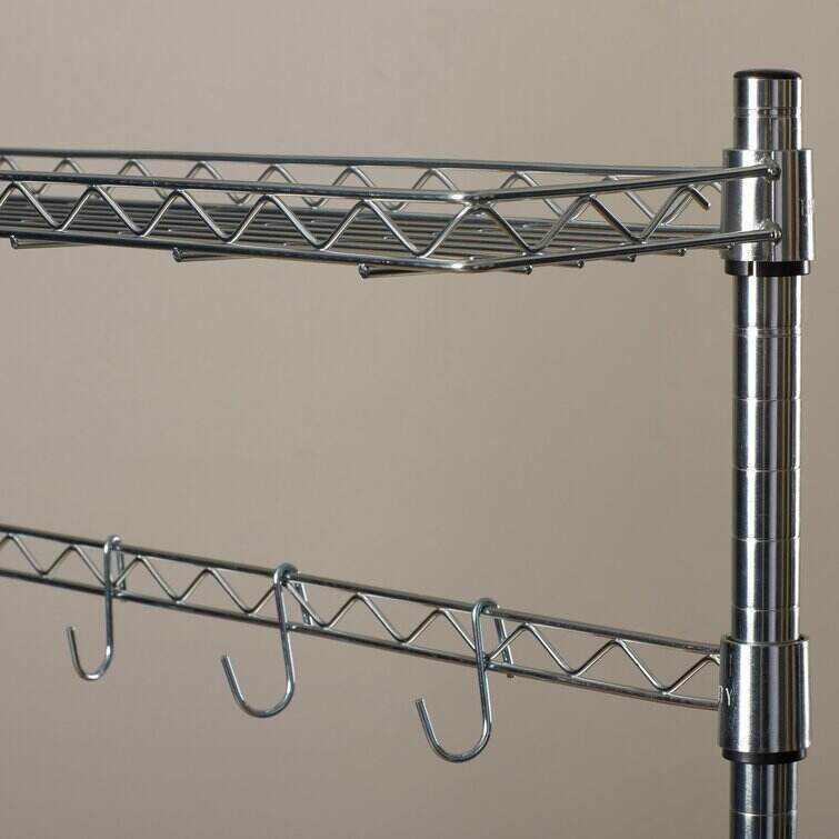 Enos 36'' Chrome Standard Baker's Rack