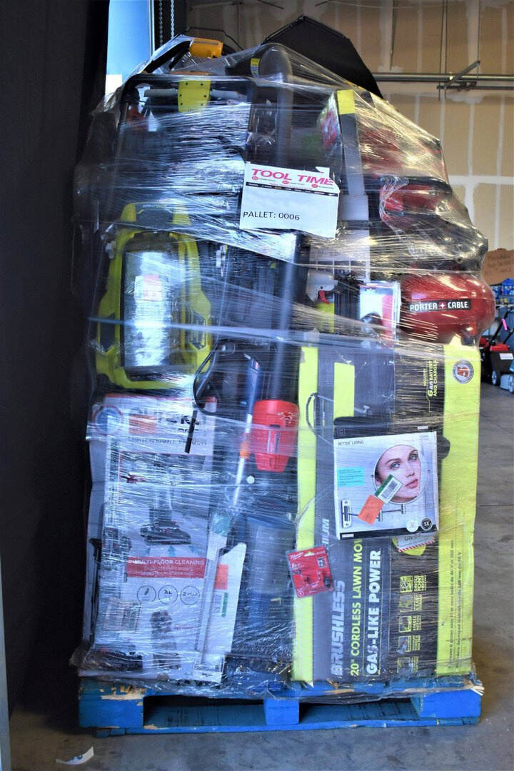 🎁2024 NEW Customer Returns Tool Pallets Online⭐Buy 7 FOOT TALL “MONSTER” PALLETS Online