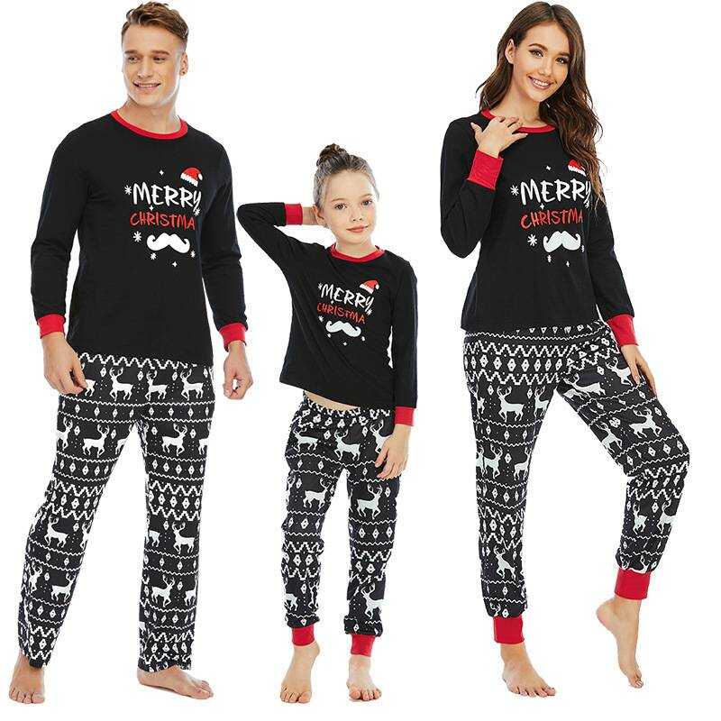 Holiday Christmas Pajamas Matching Family Pjs Set