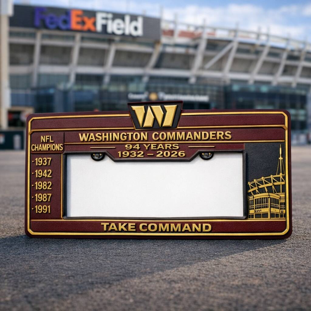 Commanders 94th Anniversary License Plate Frame
