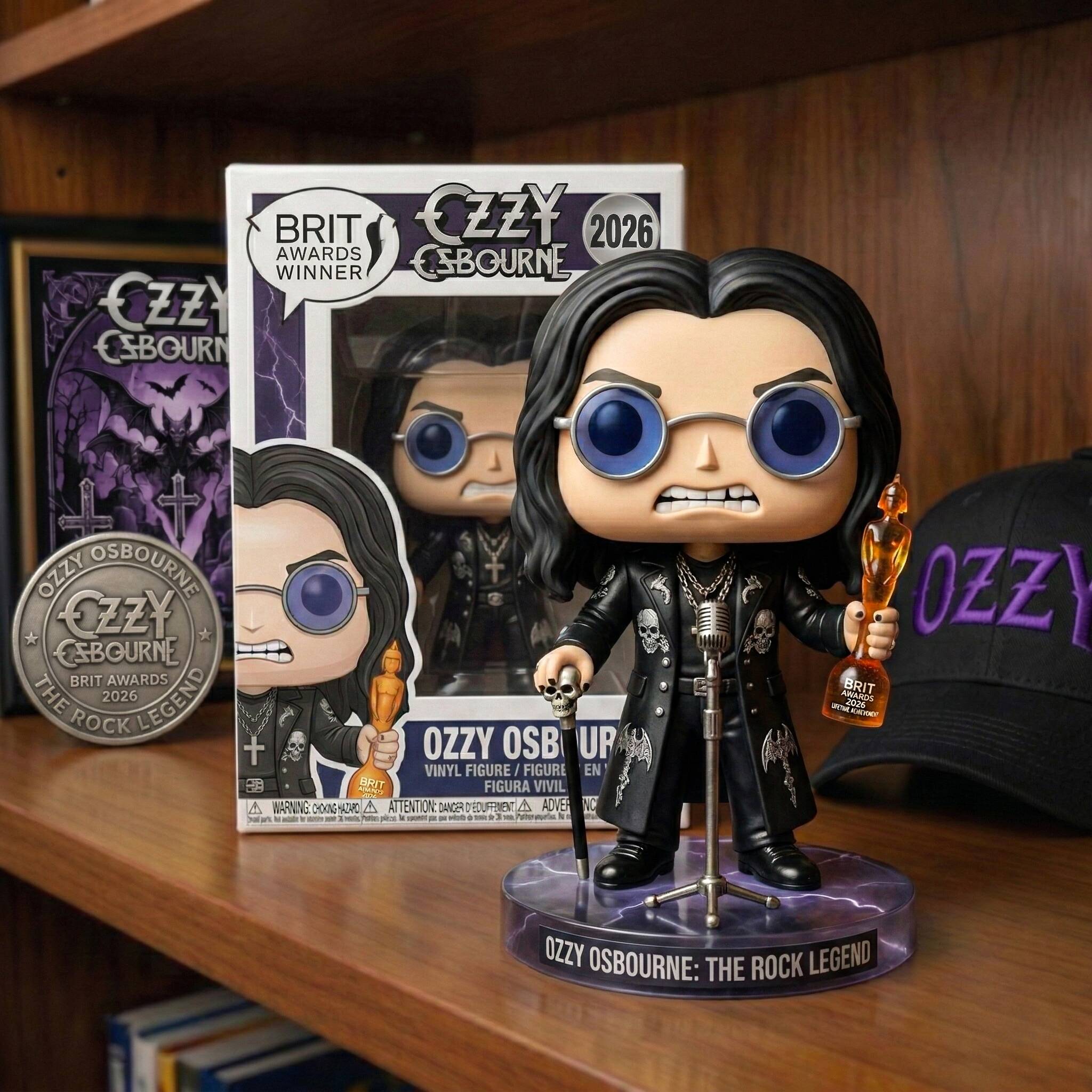 Ozzy Osbourne –  BRIT Awards 2026 Commemorative Pop! Figure