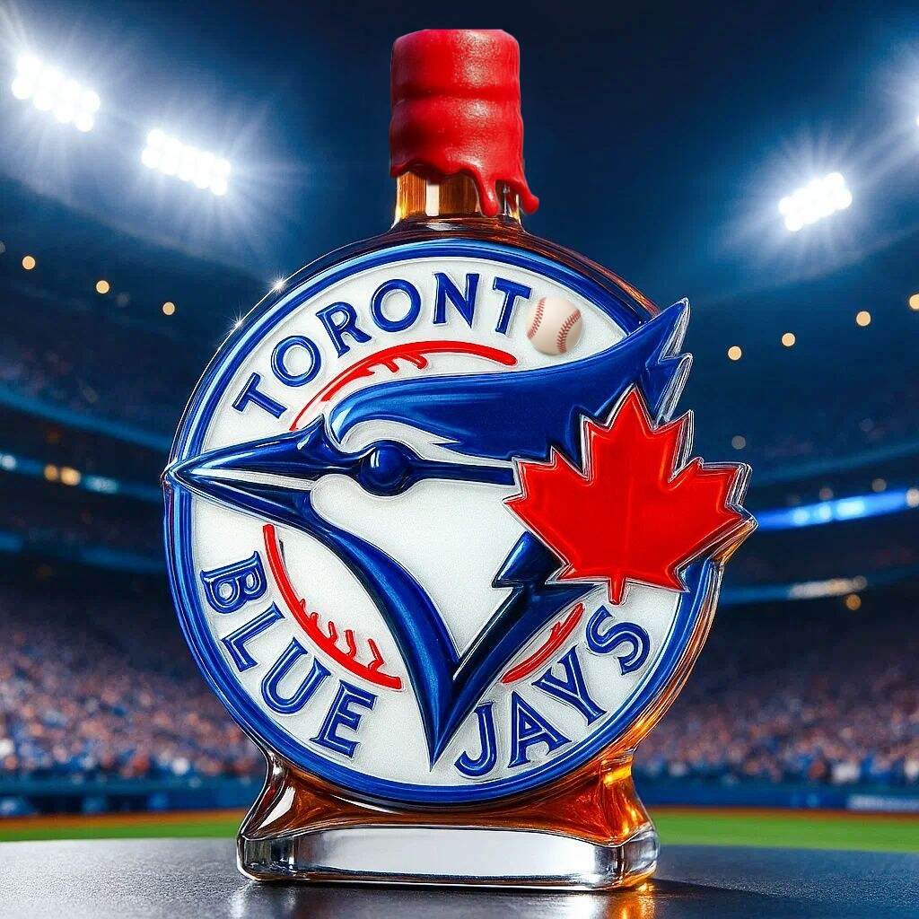 Toronto Blue Jays Whiskey Bottle