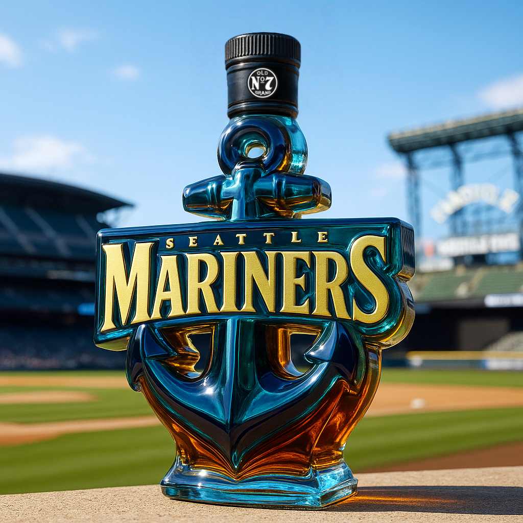 Seattle Mariners Limited Edition Whiskey Bottle