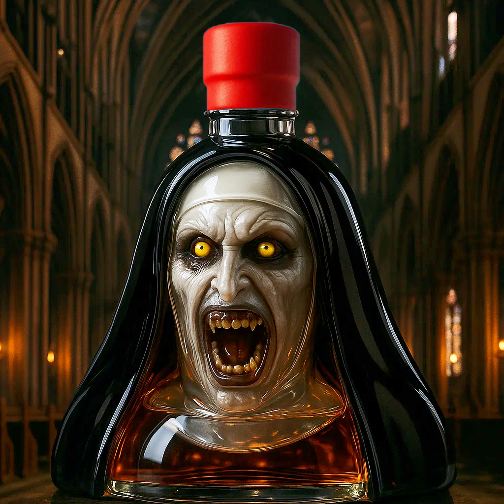 The Nun Whiskey Bottle