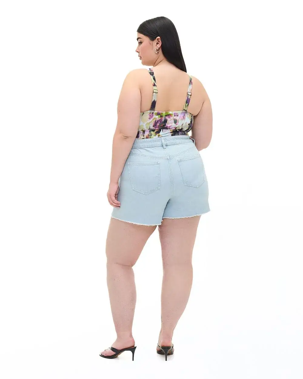 Responsible, Distressed Denim Short - Addition Elle