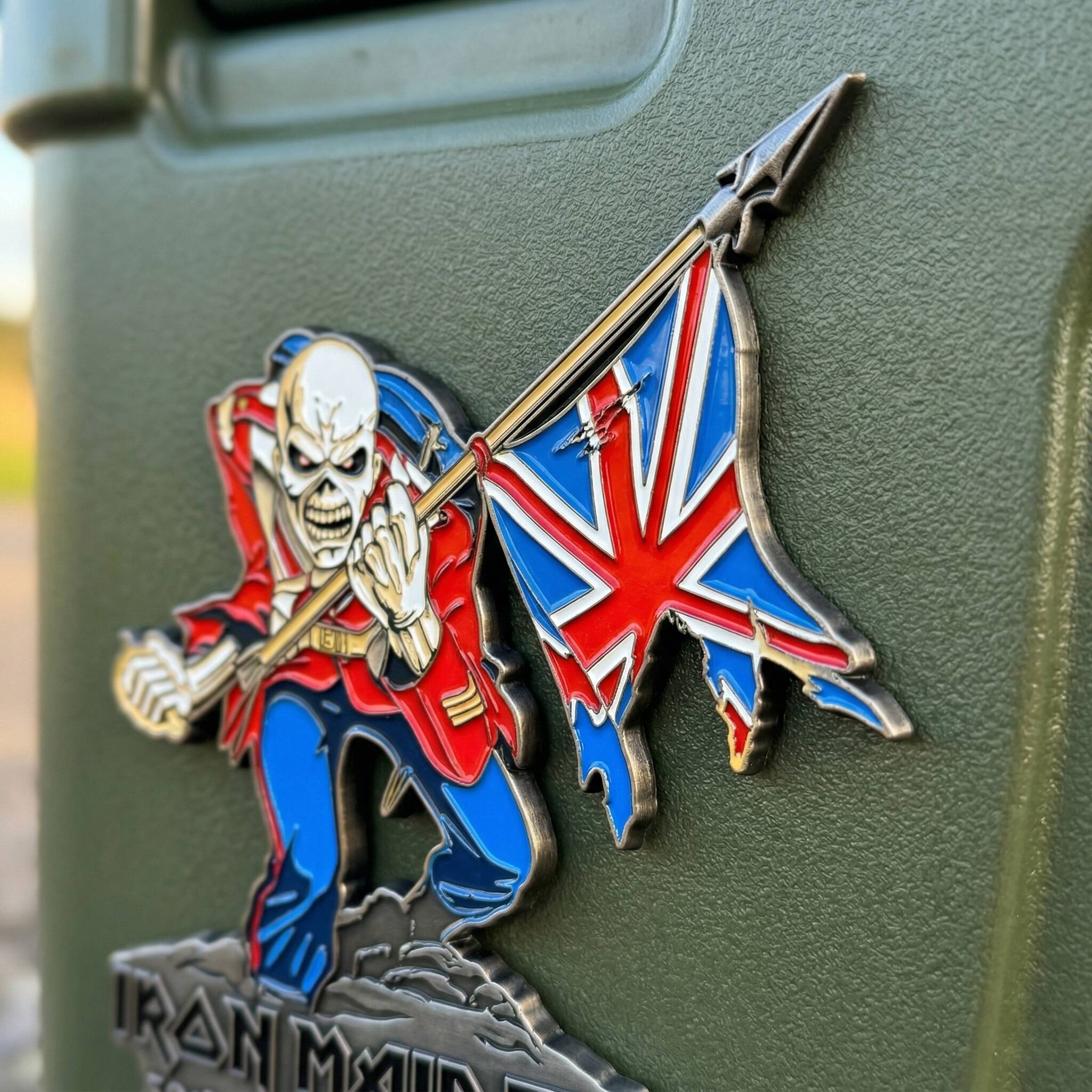 Iron Maiden 50th Anniversary Eddie Badge