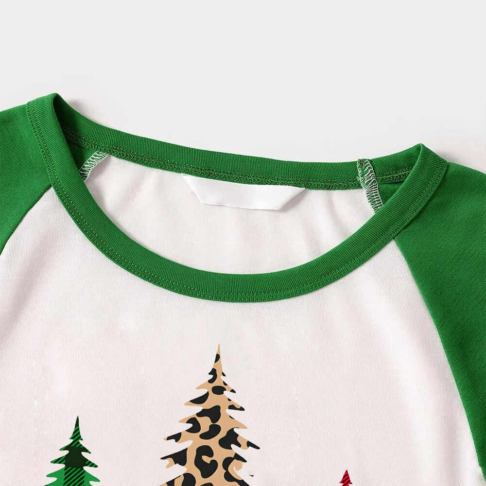 2024 Plaid Christmas Tree Pajamas Family Pajama Set