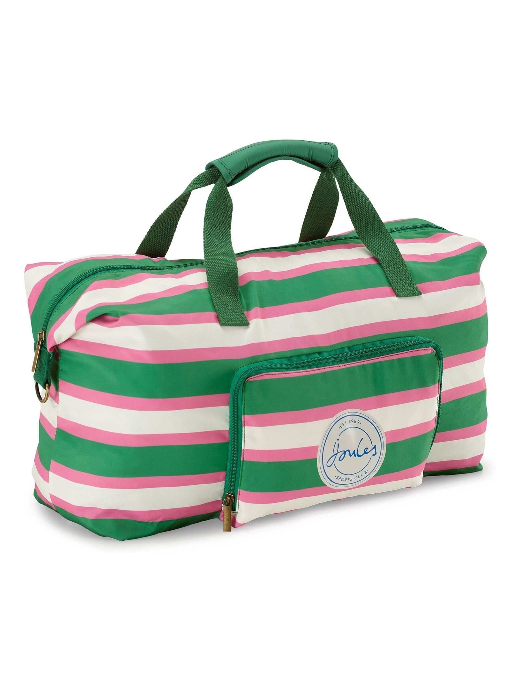 Green Resort Stripe Packaway - Duffle