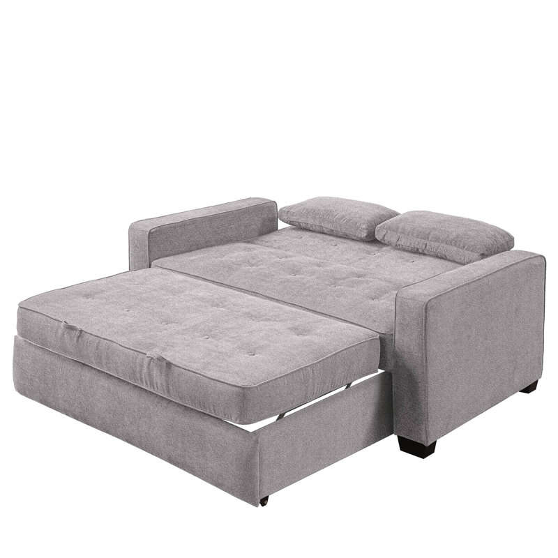 Serta Monroe Full Size Convertible Sleeper Sofa with Cushions