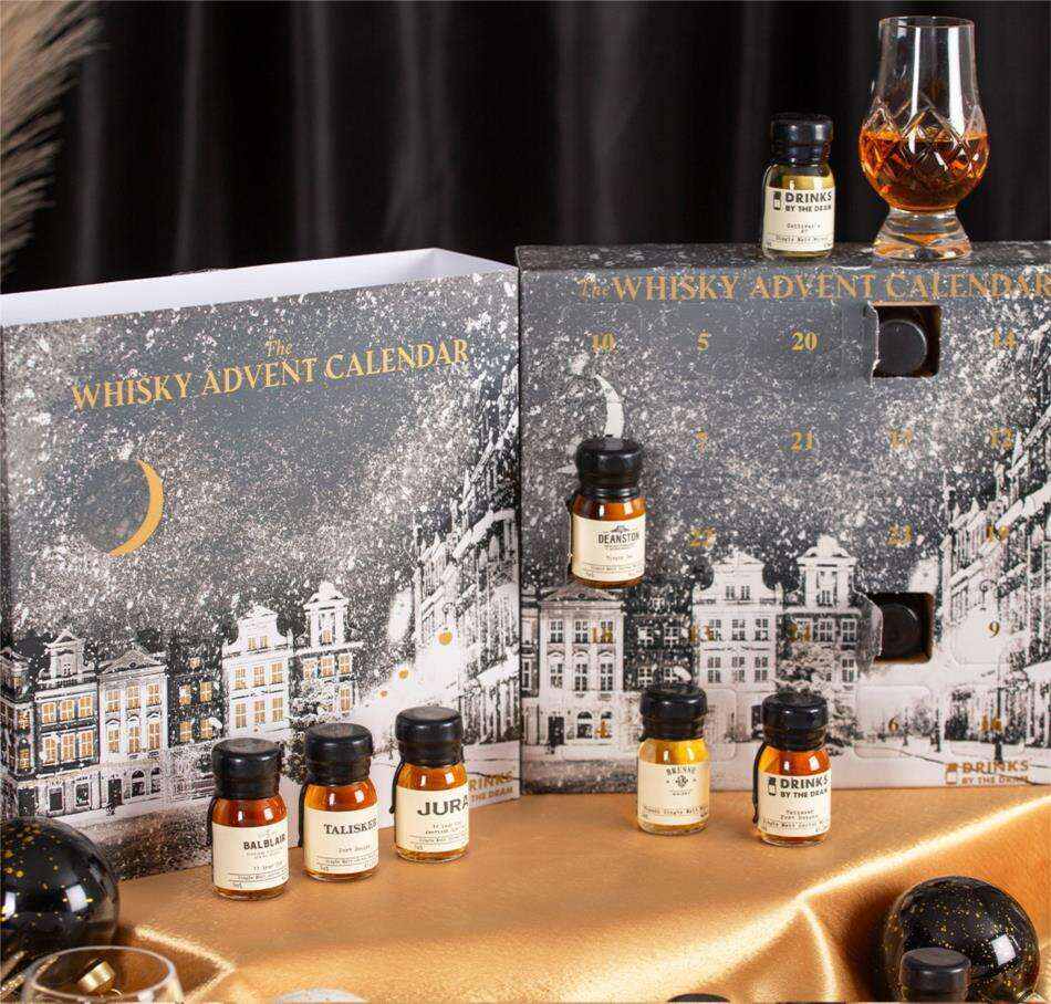 [Buy 2 Free Shipping]Master of Malt White Christmas Whisky Advent Calendar (2023 Edition) - Aanythingby Clearance