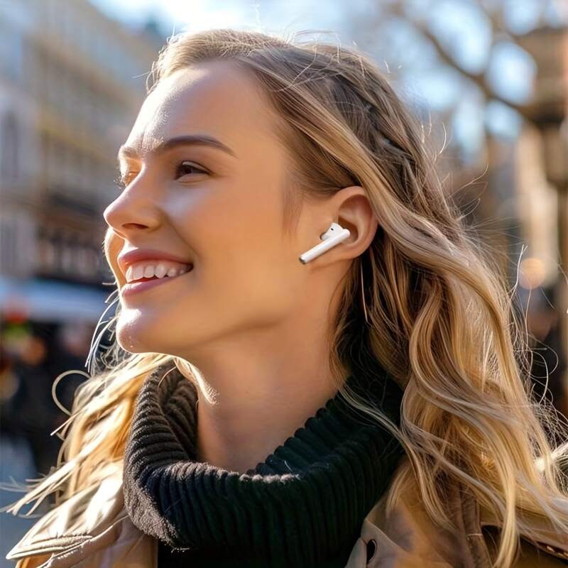 [Wosd Wireless Earbuds] Wosd 2024 New TWS Wireless Earbuds | Unrivalled True Wireless Freedom, Ergonomic Design, HIFI Sound with Bass, ACC Stereo HD Calling - Compatible with Android & iPhone, Ideal for Sports & Music Lovers