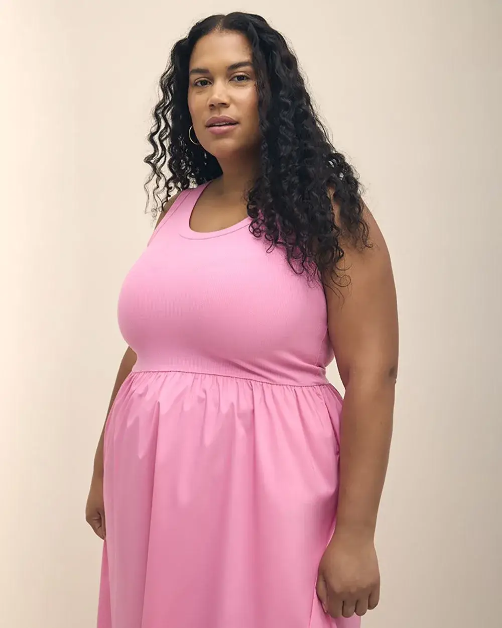 Meredith's Picks - Sleeveless Mix-Media Dress