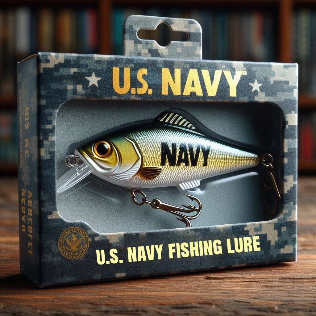 🎖️🐟U.S. Military Pride Fishing Lure