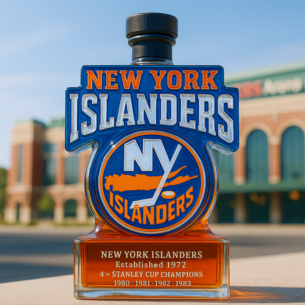 New York Islanders Honor Whiskey Bottle