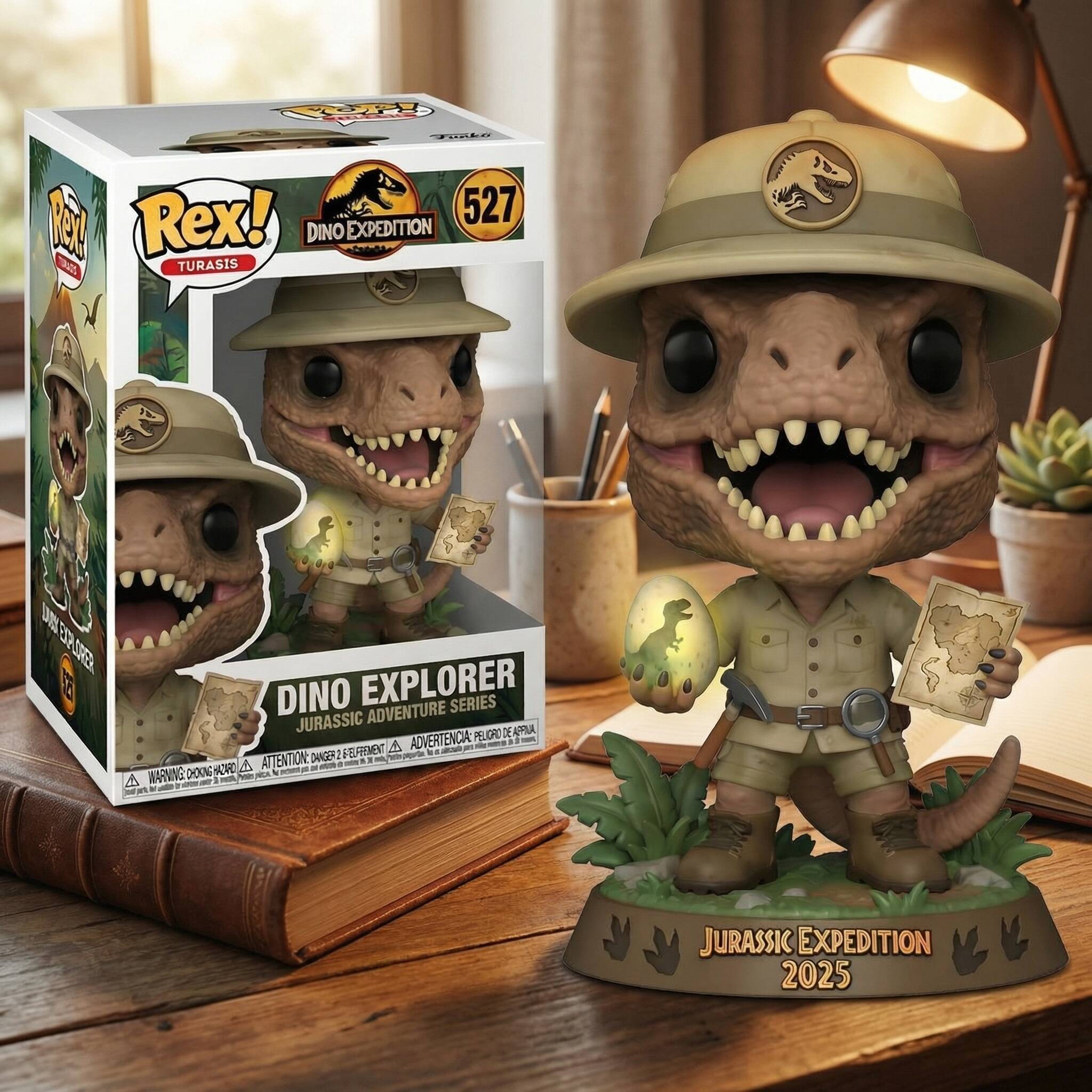 Jurassic World: T-Rex Explorer 2025 Expedition – Limited Pop!🦖🗺️