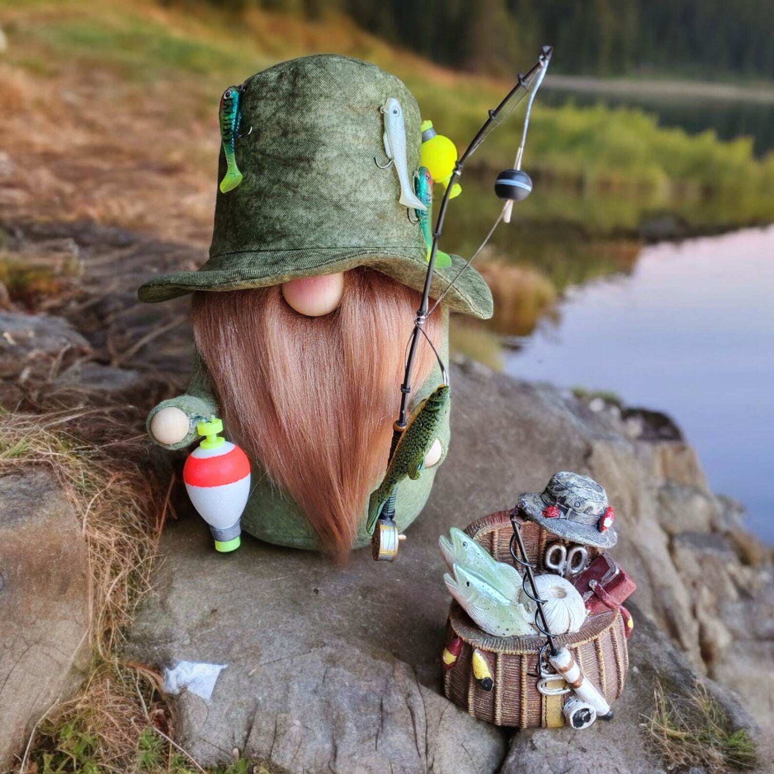 🎣Fishing Gnome Doll
