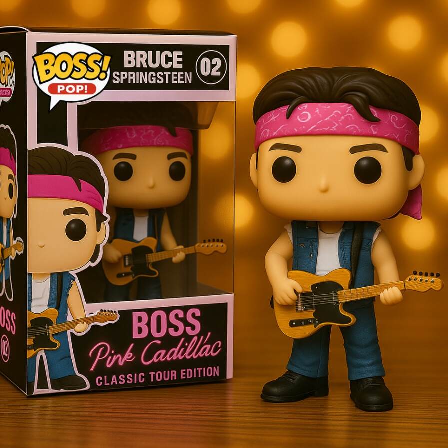🎸 BOSS！Bruce Springsteen Limited Edition Collector's POP Figure!