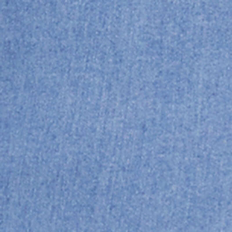Denim Pintuck Scoop Neck Side Slit Dress