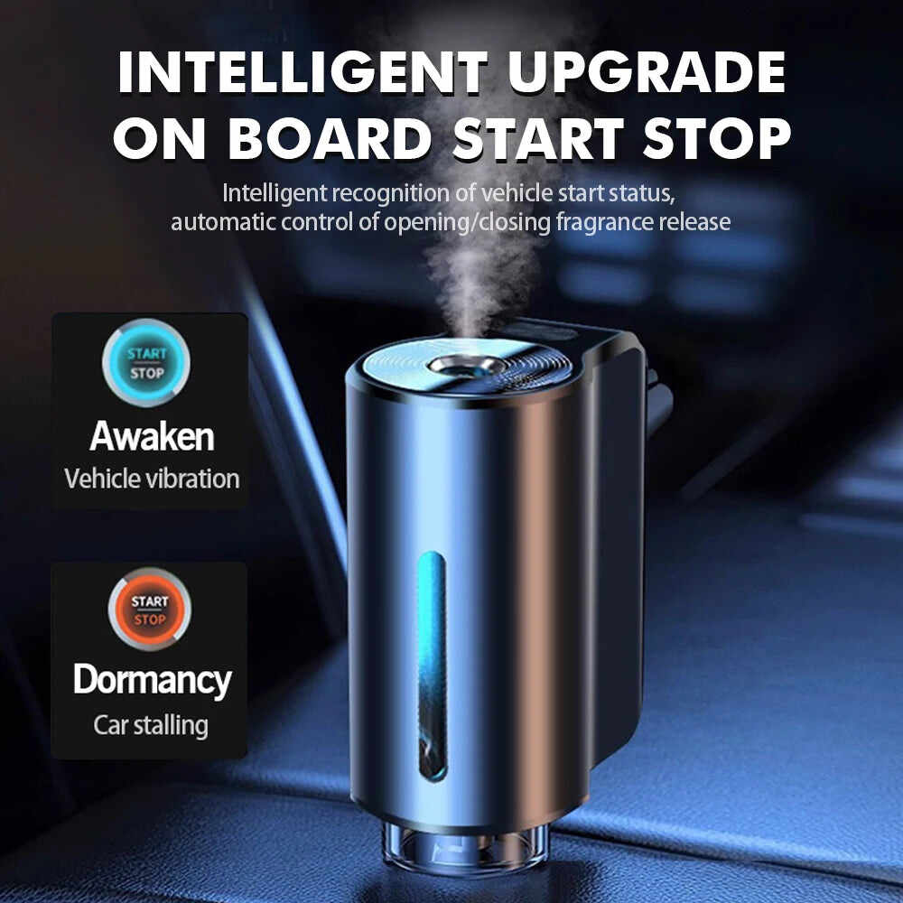 Electric Car Air Diffuser - Intelligent Aromatherapy Humidifier with Mist Technology