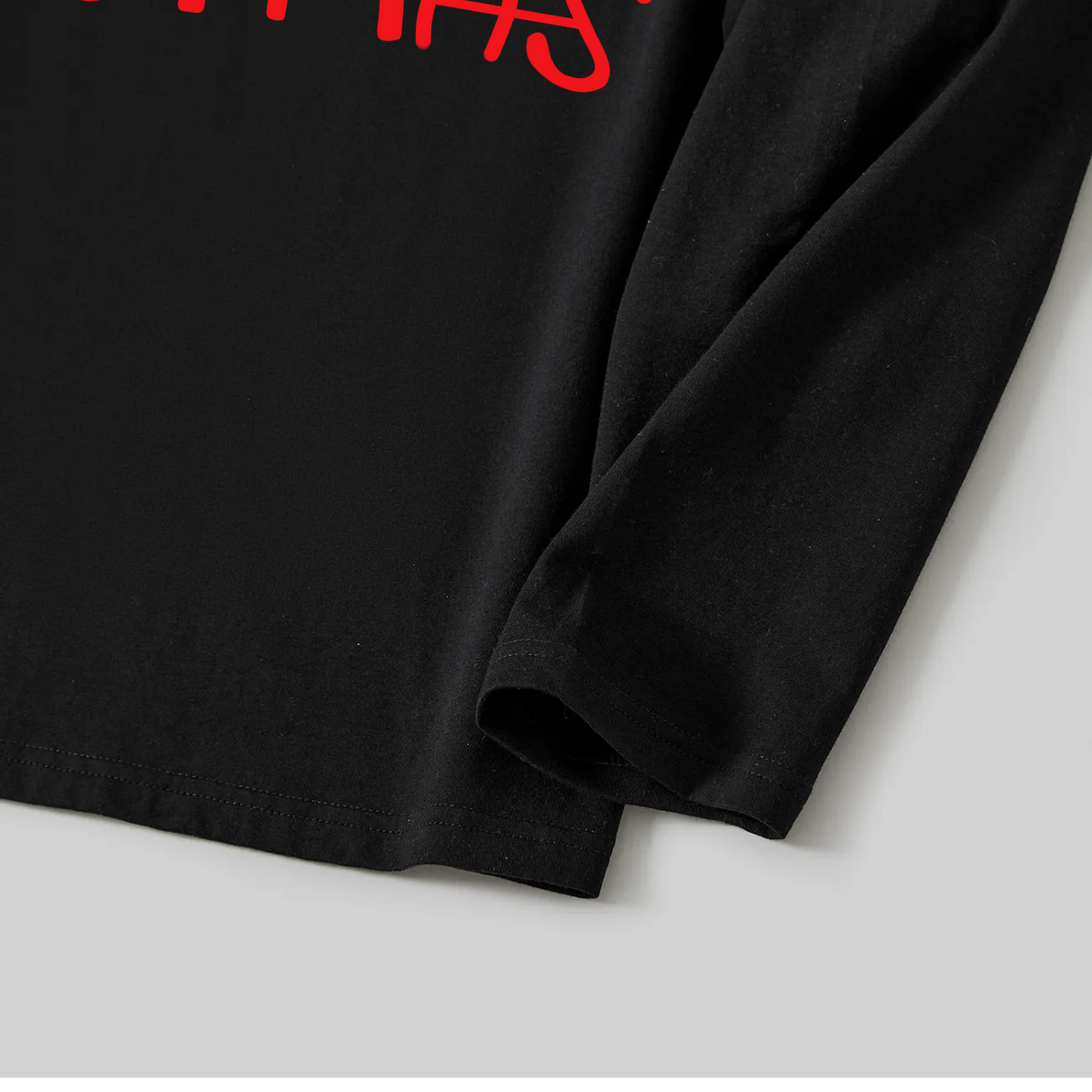 Christmas Excavator Print Black Long Sleeve Top with Green and Black Plaid Family Matching Pajamas