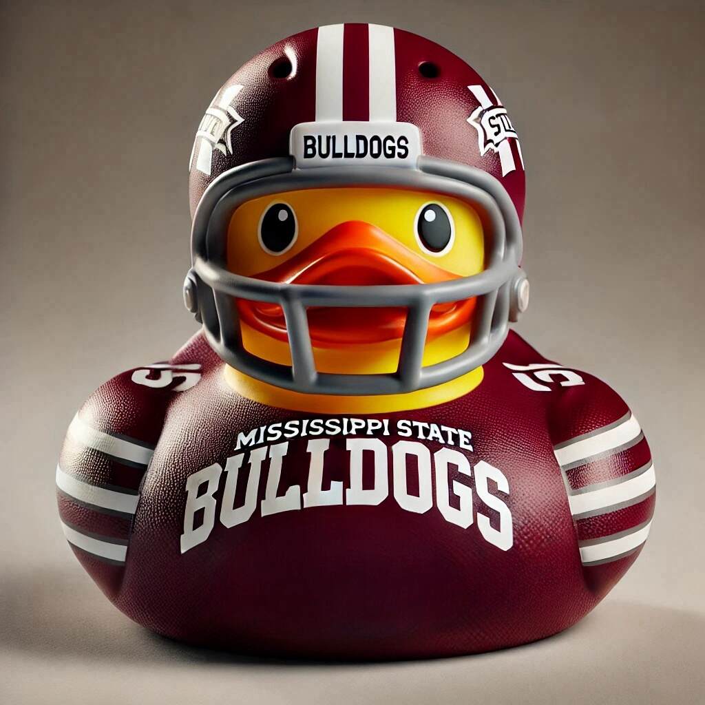 SEC Football Rubber Duck