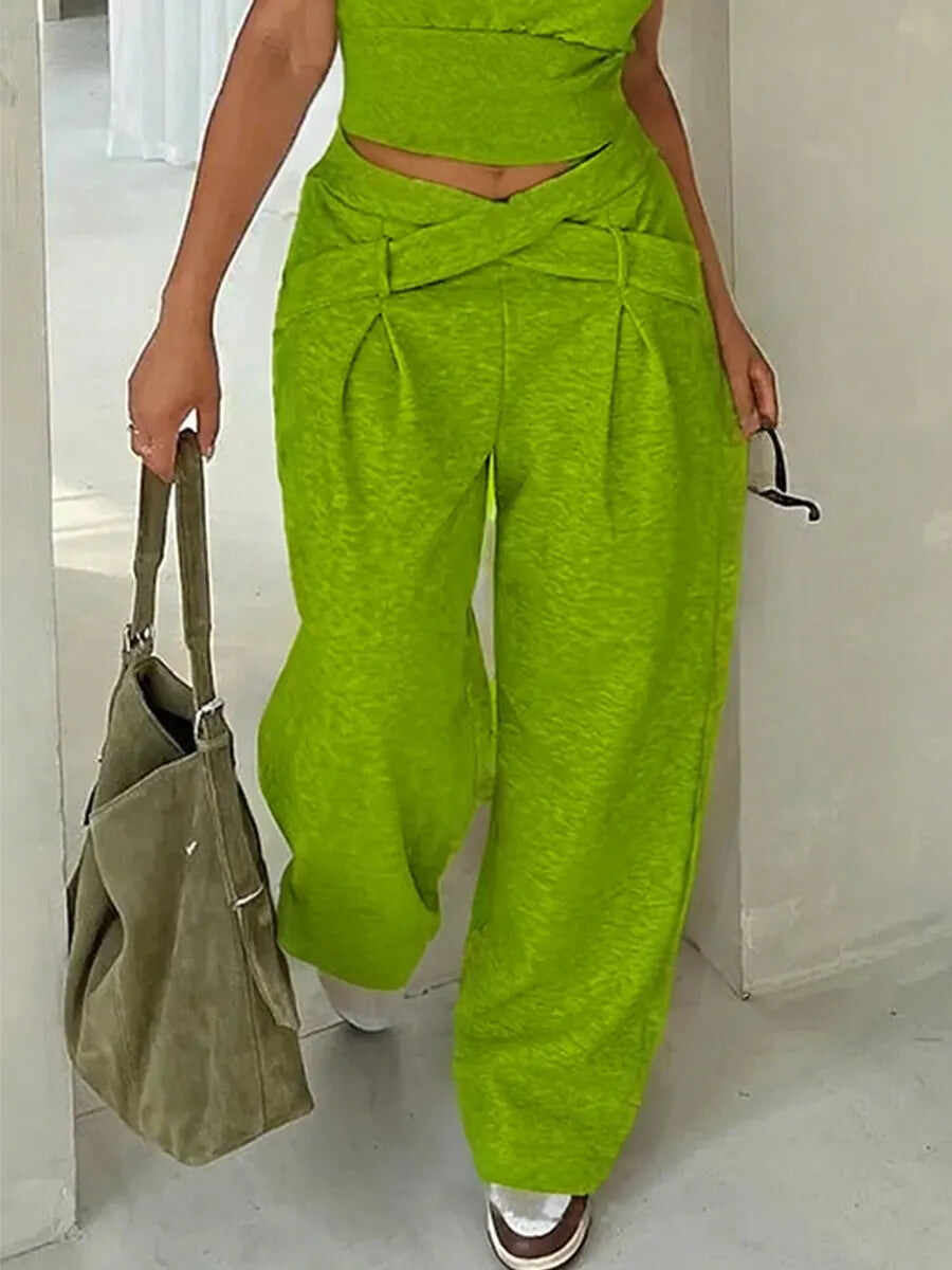 🔥Summer Arrivals🌟Women's Fashion Casual Solid Color Cotton Pants