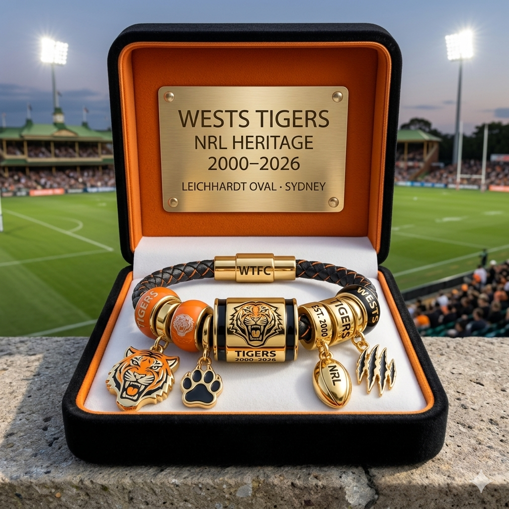 Wests Tigers 40th Anniversary Commemorative Bracelet