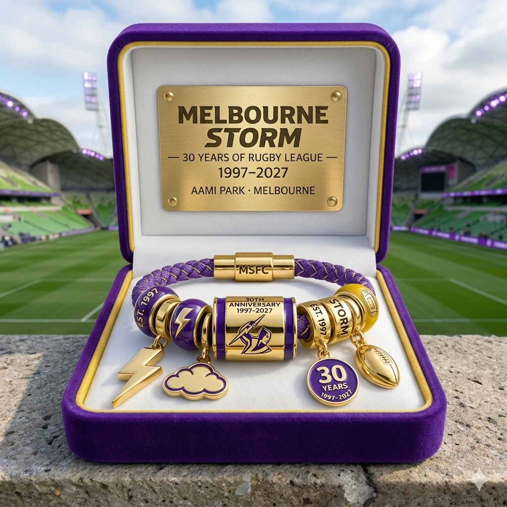 Melbourne Storm 30th Anniversary Collector Bracelet