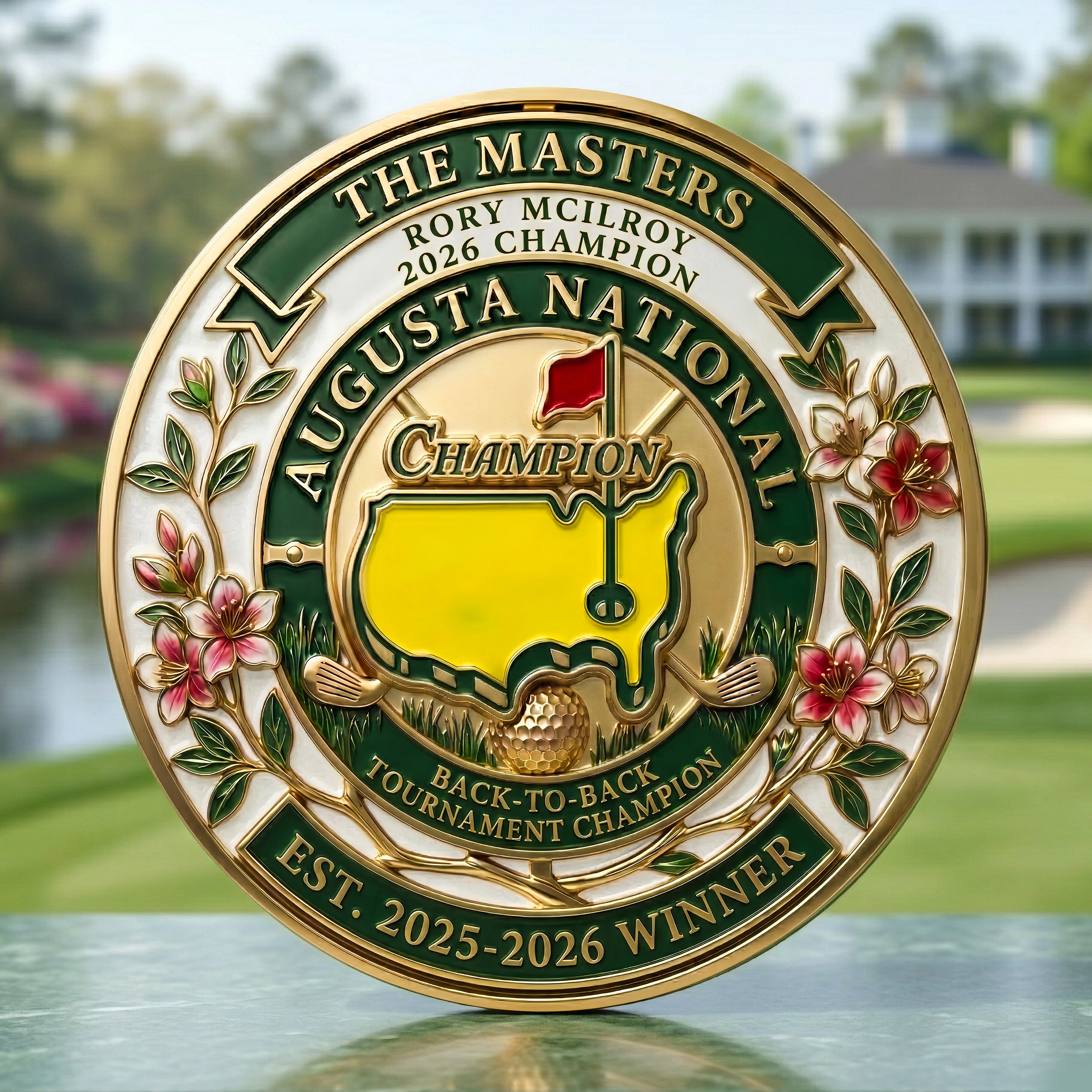 ⛳ RORY MCILROY BACK-TO-BACK MASTERS CHAMPION COMMEMORATIVE COIN!