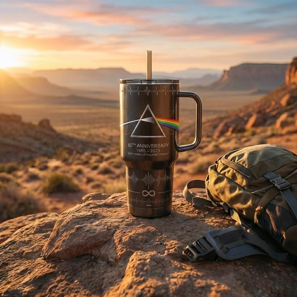Pink Floyd 60th Anniversary Commemorative Tumbler