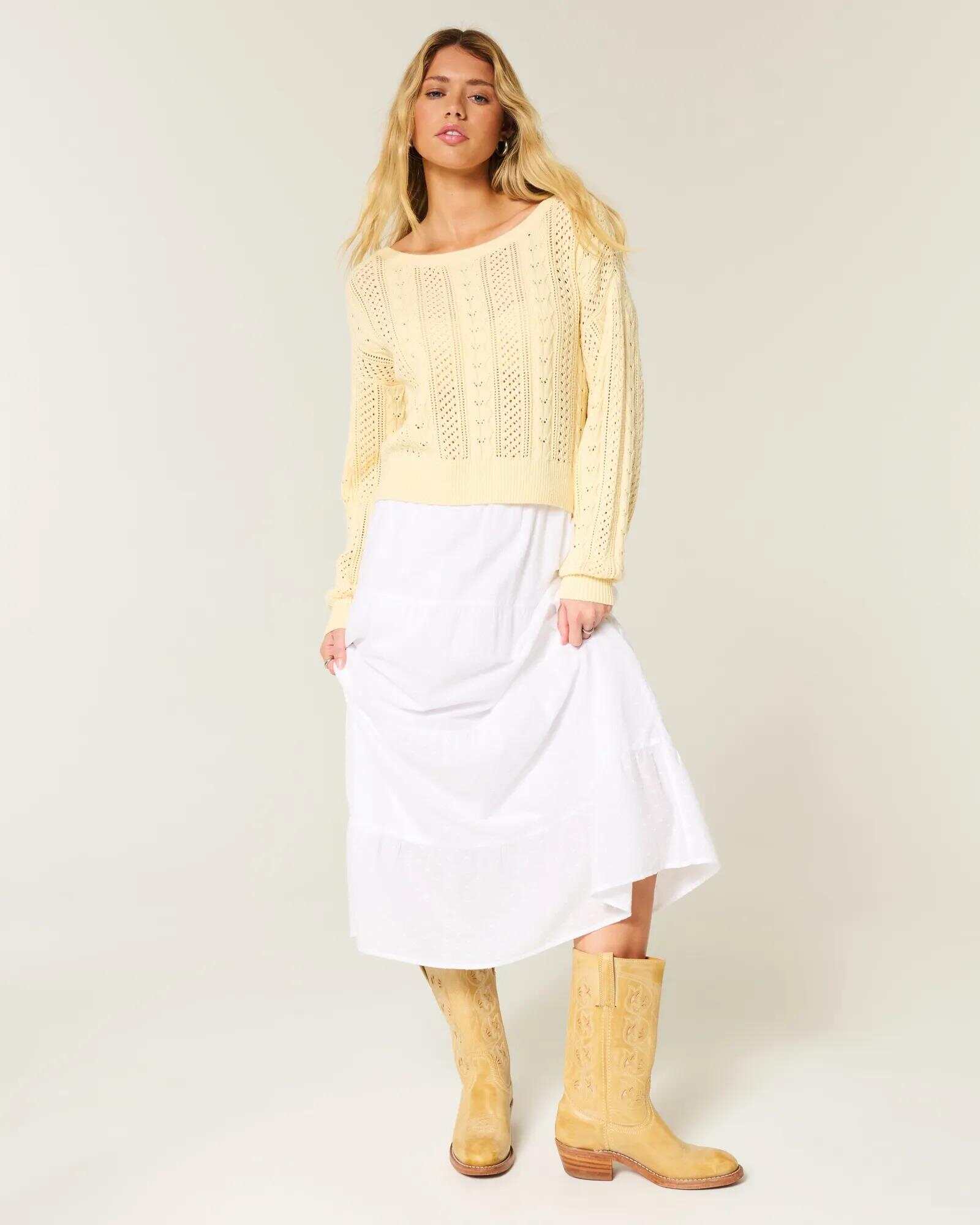 Cable-Knit Sweater