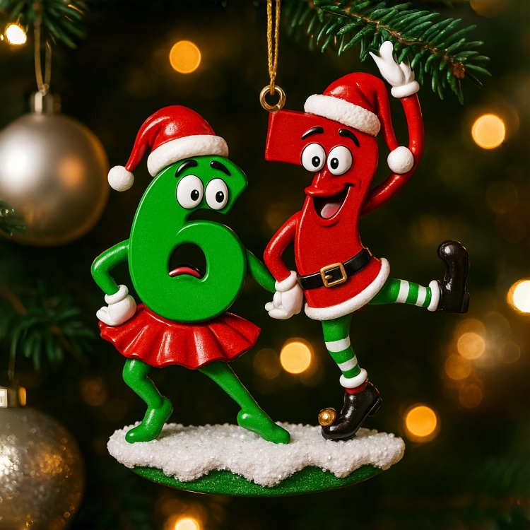 Merry 6-7mas Ornament