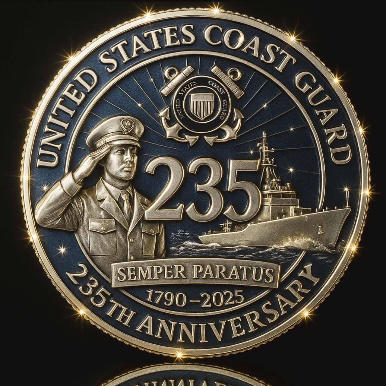United States Coast Guard 235th Anniversary Commemorative Coin